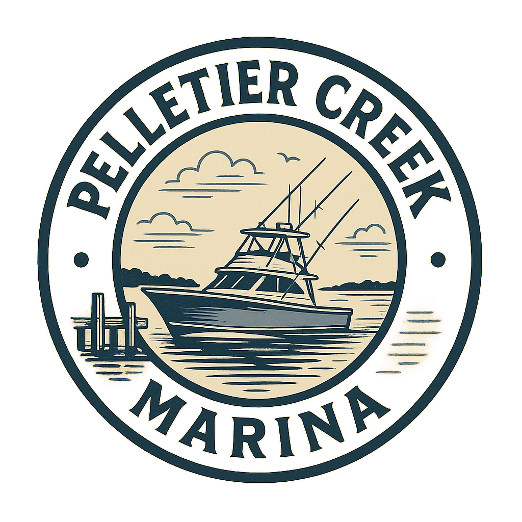 Pelletier Creek Marina Logo